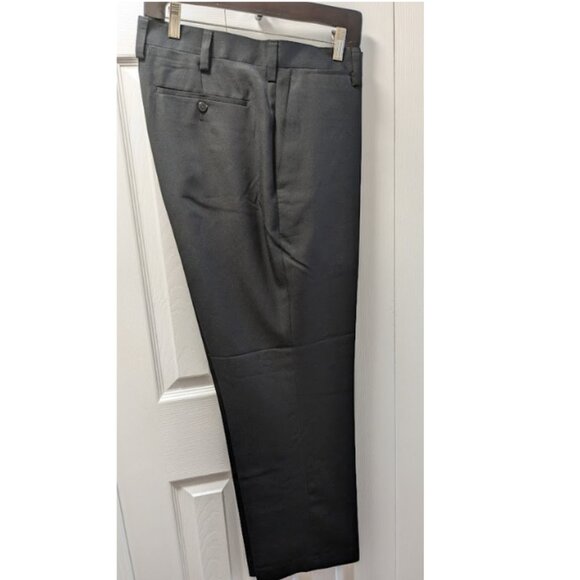 NWT LOUIS RAPHAEL Tailored Black Men’s Pants Size 38W - Picture 1 of 7